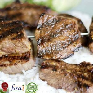 Marinated Beef Pepper kebab